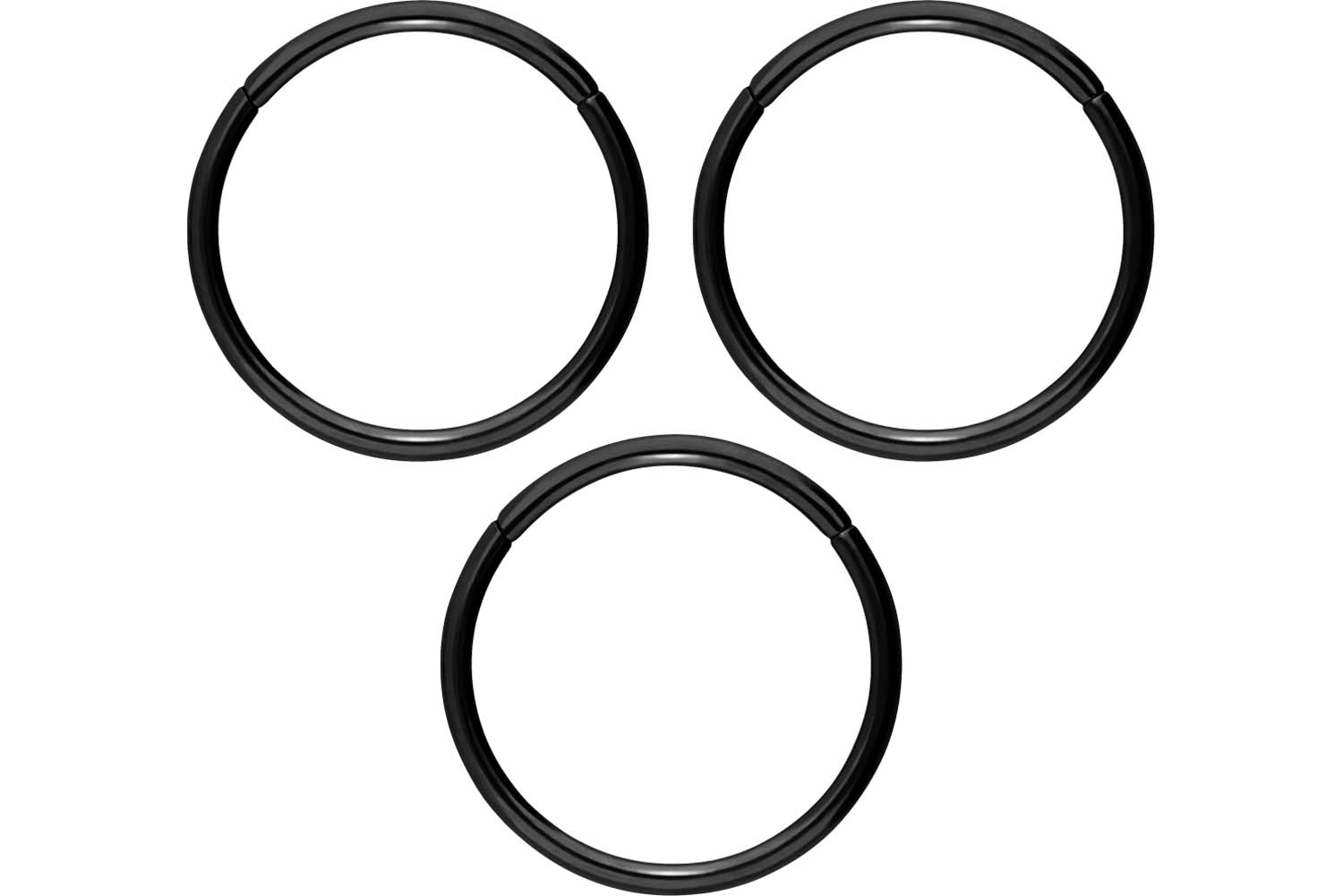 SET Chirurgenstahl Segmentring Clicker Piercing
